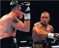  ??  ?? FLOORED BY NEWS Yarde, right, revealed family anguish