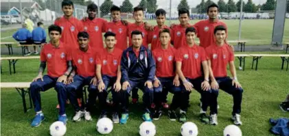  ??  ?? Delhi Dynamos’ Under-18 team has earlier played in the internatio­nal youth football tournament Gothia Cup.