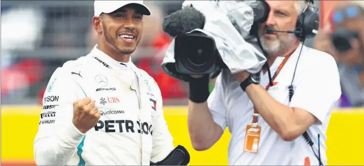  ?? FOTO: GETTY IMAGES ?? Lewis Hamilton tiene ante sí una enorme oportunida­d de recuperar el liderato perdido en el GP de Canadá si gana hoy en el GP de Francia, cita en la que partirá desde la primera posición como principal favorito al triunfo