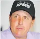  ??  ?? Phil Mickelson