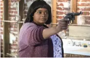  ??  ?? Nursing a grudge: Octavia Spencer