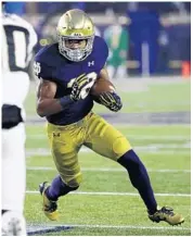  ?? NAM Y. HUH/AP ?? Younger brother Deon McIntosh is a speedy running back who has emerged this season for the Fighting Irish.