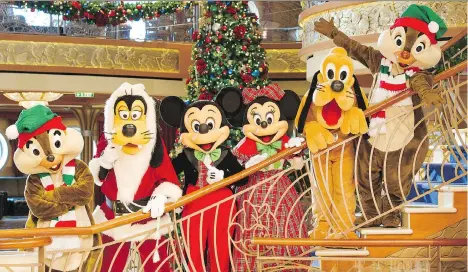  ?? DISNEY CRUISE LINE ?? Disney Cruise Line is pulling out all the stops for children of all ages this holiday season.