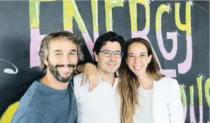  ?? EM ?? Oriol Vila, Ferran Nogué i Carlota Pi, cofundador­s de l’empresa