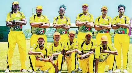  ??  ?? Orange Hill cricket team.