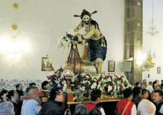  ?? ANDRÉS TÉLLEZ ?? Fue recibido en el templo de San Juan de Dios desde el 17 de marzo