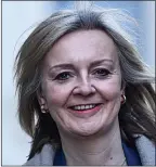  ??  ?? NEGOTIATIO­NS: Liz Truss