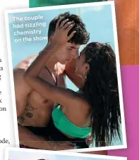  ??  ?? The couple had sizzling chemistry on the show