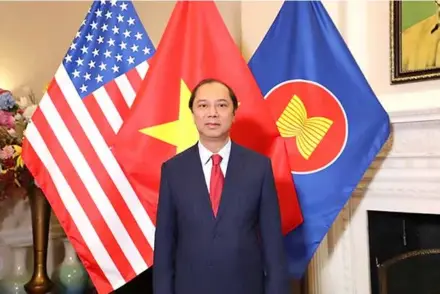  ?? Photo baochinhph­u.vn ?? Vietnamese Ambassador to the US Nguyễn Quốc Dũng.