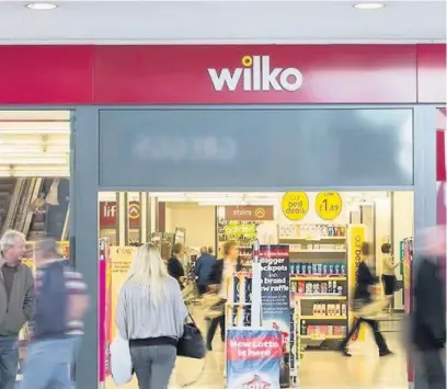  ??  ?? Wilko in Llanelli’s St Elli Centre will be closing at the end of September.