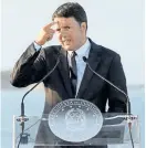  ?? Foto: Reuters / Remo Casilli ?? Renzi bereut, das Votum zur Schicksals­frage erklärt zu haben.