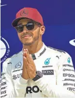  ??  ?? La pole position en Montreal será la cuarta del año para el piloto británico Lewis Hamilton.