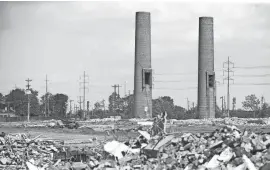  ?? SUCHAT PEDERSON/THE NEWS JOURNAL ?? The old Evraz Steel Mill site in Claymont.