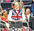  ??  ?? Oramo at Last Night of the Proms in 2014