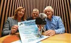  ?? Foto: Marcus Merk ?? Wollen wieder ein Filmfestiv­al veranstalt­en (von links): Gabriele Grosse, Harald Podratzky und Heinz Förder.