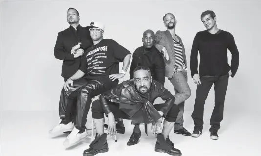  ??  ?? Madonna’s ‘Blond Ambition Tour’ dancers reunite in new documentar­y, ‘Strike a Pose’ (Publicity photo)
