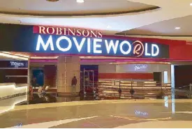  ??  ?? Robinsons Galleria Cebu also opens Cebu City’s most state-ofthe-art cinema complex in the region, Robinsons Movieworld, built with the legacy of John Gokongwei’s father’s first air-conditione­d movie complexes in the Visayas.