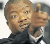  ??  ?? UDM president Bantu Holomisa