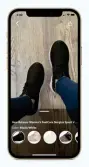  ?? ?? Amazon is getting into the virtual try-on, giving consumers an AR take on how shoes will fit them IRL.