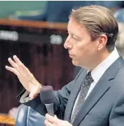  ?? STEVE CANNON/AP ?? New Senate President Bill Galvano says amendments will be carried out. “People have spoken, and as I look forward to leading the chamber, I want to make sure that we’re being true to the intent of the voters,” he said.