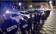  ?? (Photo Franck Fernandes) ?? Les policiers sont en colère comme ici, en octobre , lors qu’ils manifestai­ent place Masséna, à Nice.