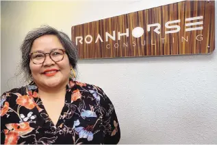  ?? JIM THOMPSON/JOURNAL ?? Navajo Nation member Vanessa Roanhorse, owner of Roanhorse Consultanc­y, is a cofounder of economic developmen­t group Native Women Lead.