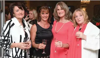  ??  ?? Fionnuala Mann, Catherine McCarthy, Mary Murphy and Dorothy O’Driscoll at the Tralee Golf Club annual Captains Dinner in the Rose Hotel Tralee last Saturday