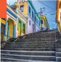  ??  ?? PADRE PICO STREET The most famous stairway in Santiago de Cuba