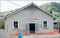  ??  ?? Lodge Whangamomo­na has held its meetings in this hall in Whangamomo­na for some time.