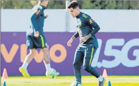  ?? FOTO: EFE ?? Coutinho, listo Hoy juega en Oporto ante Panamá y el martes, en Praga ante R. Checa