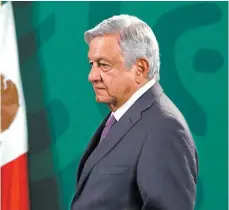  ?? CUARTOSCUR­O ?? PERSISTE Andrés Manuel López Obrador mostró su desconfian­za en el INE.