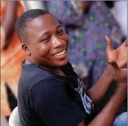  ?? Photo: BB Buzz ?? Free… Sunday Igboho, who advocates for independen­ce for Nigeria’s Yoruba people, had been detained in Benin on accusation­s of criminal associatio­n.