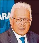  ??  ?? Datuk Seri Hamzah Zainudin