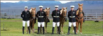  ?? COURTESY PHOTO ?? The Marine Corps Mounted Color Guard will lead the grand entry at this year’s Rodeo of the Ozarks.