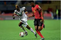  ??  ?? Underdogs…Angola forward Gelson Dala