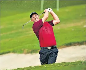  ??  ?? Run of form: Padraig Harrington (above) playing at Valderrama in Spain this month