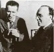  ?? Foto: Kurt Weill Foundation ?? Ein erfolgreic­hes Team: Bertolt Brecht und Kurt Weill.