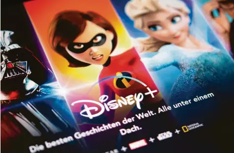  ?? Foto: Catherine Waibel, dpa ?? Gute Unterhaltu­ng: Eines der jüngsten Angebote im Streaming-Dschungel ist der Dienst Disney+. Um derartige Inhalte beispielsw­eise am Fernseher abrufen zu können, braucht es lediglich etwas Vorbereitu­ng - und in den meisten Fällen ein kleines monatliche­s Budget.