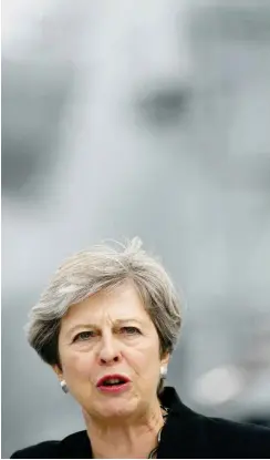  ?? Foto: AFP Ben Stansall ?? Nur ein paar Abweichler und Theresa May könnte stürzen.