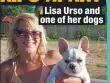  ??  ?? Lisa Urso and one of her dogs