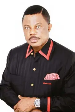  ??  ?? Governor Willie Obiano of Anambra State