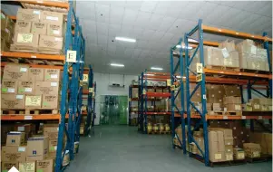  ??  ?? Warehouse and distributi­on services available