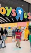  ?? ?? Tienda de Toys R Us.