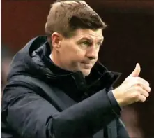  ?? ?? PREMIER LINKS: Gerrard will be keen to manage in England one day but he also seems content to sit tight for the right offer, possibly Liverpool, to come up