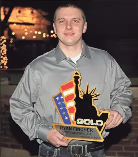  ?? / Contribute­d ?? GNTC alumnus Ryan Fincher of Cedartown was selected as the U.S. representa­tive for an elite internatio­nal competitio­n in Russia against the best welders from around the world.