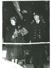  ??  ?? rincess Elizabeth and husband Prince Philip braved the weather during a tour of Moose Jaw in 1951. Photo courtesy Moose Jaw Public Library