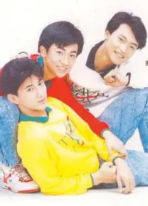  ??  ?? Taiwan boy band Little Tigers, establishe­d in the late 1980s