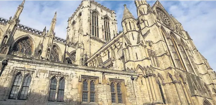  ??  ?? ●●No journey to the city would be complete without a trip to see York Minster