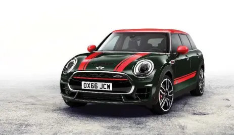  ?? MINI ?? Reportedly, the MINI John Cooper Works Clubman is capable of going zero to 100 km/h in six seconds.