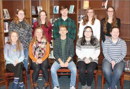  ?? SUBMITTED PHOTO ?? Back row left to right, Jasmine Pritchard, Morgan Lucason, Mason Gerber, Billie Mae Dewick, Mary Buckingham. Front row left to right, Victoria Baker, Delainey Hebble, Matthew Lucero, Meilyn Schwartz, Marika Stauring.